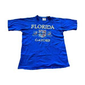 Vintage Florida Gators Shirt Mens‎ L Blue Cotton 90s